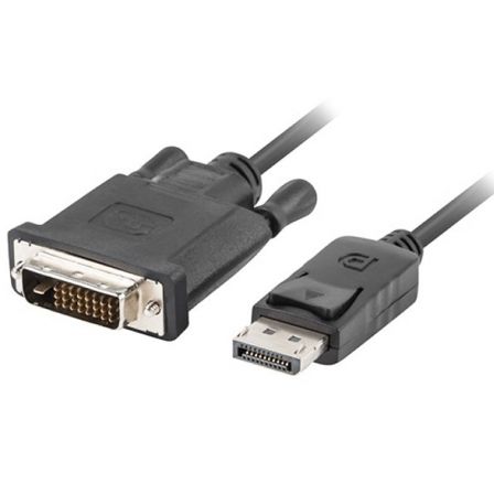 Lanberg CA-DPDV-10CU-0018-BK Cable DisplayPort a DVI-D 1,8 m Negro